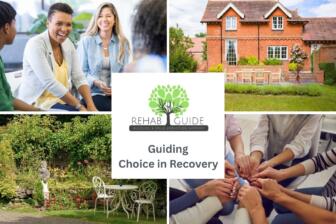 Photo array of alcohol rehab centres in theUK inside and out