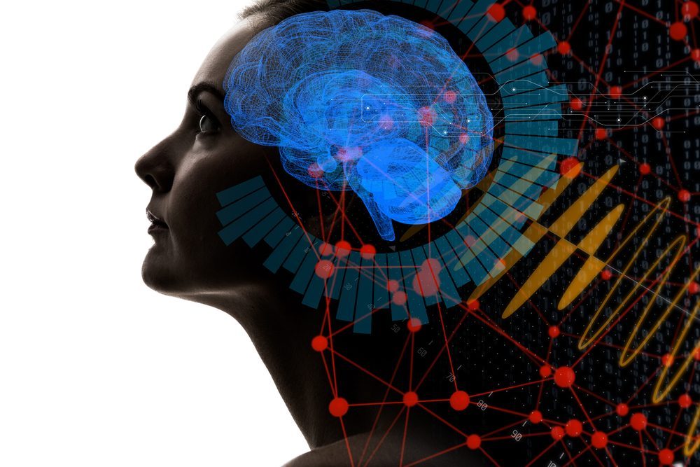 Illustration of a brain highlighting amino acid therapy for alcohol recovery
