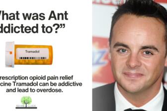 Image of medication bottle labeled "Tramadol" linked to Ant McPartlin addiction.