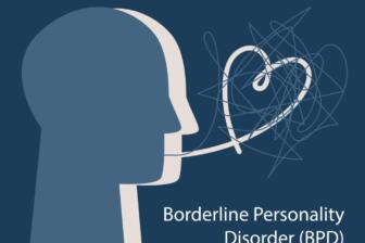 Illustration of BPD splitting with entangled heart, exploring emotional impact