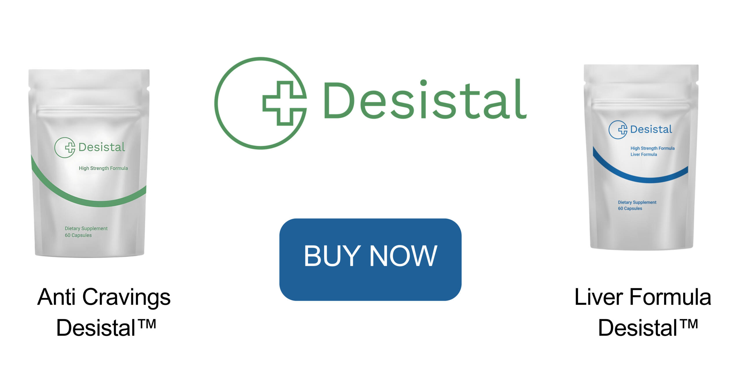 Desistal high strength formula supplements for cravings and liver health