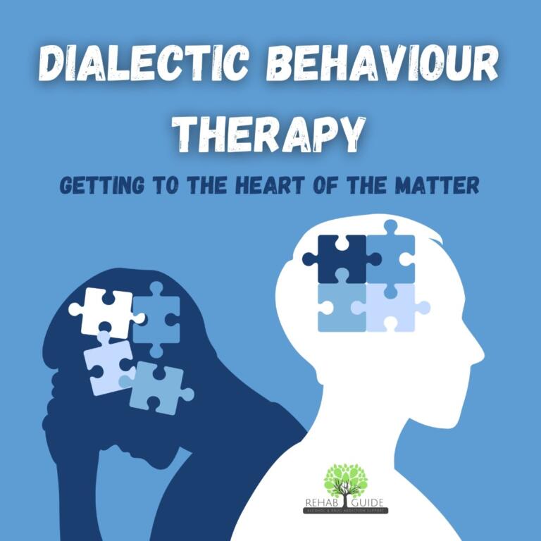 Illustration of dialectical behavioural therapy using puzzle pieces in mind