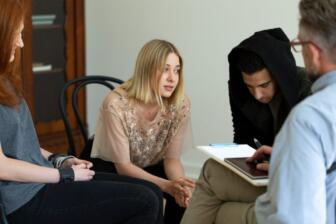 Support group session for alcohol rehab in Middlesbrough, focused on recovery