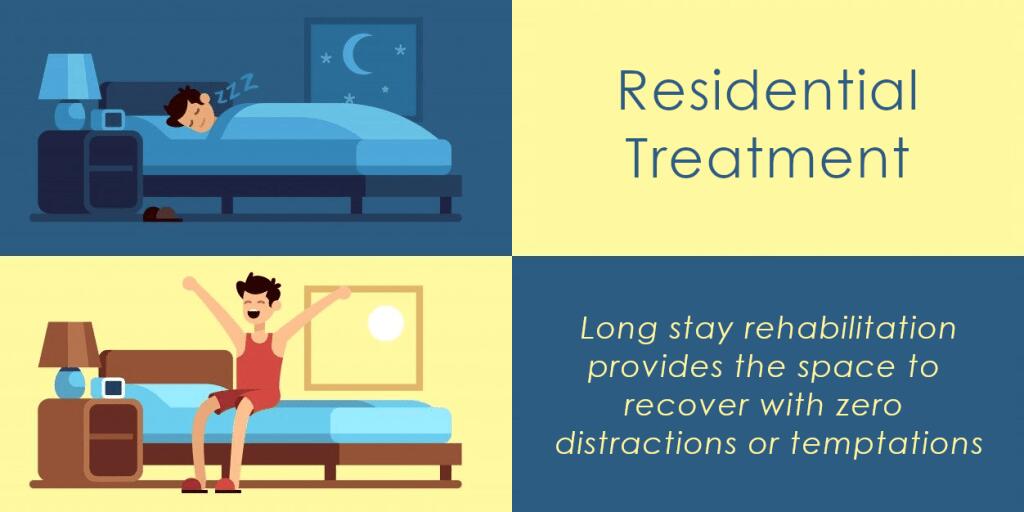 Man enjoying restful sleep in rehab Newcastle residential program