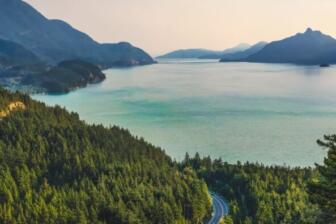 Serene mountain lake view symbolizing tranquility in recovery journey