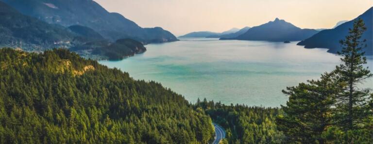 Serene mountain lake view symbolizing tranquility in recovery journey