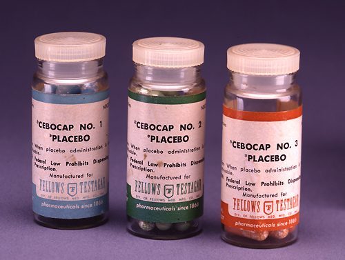 Cebocap Bottles labeled as placebo